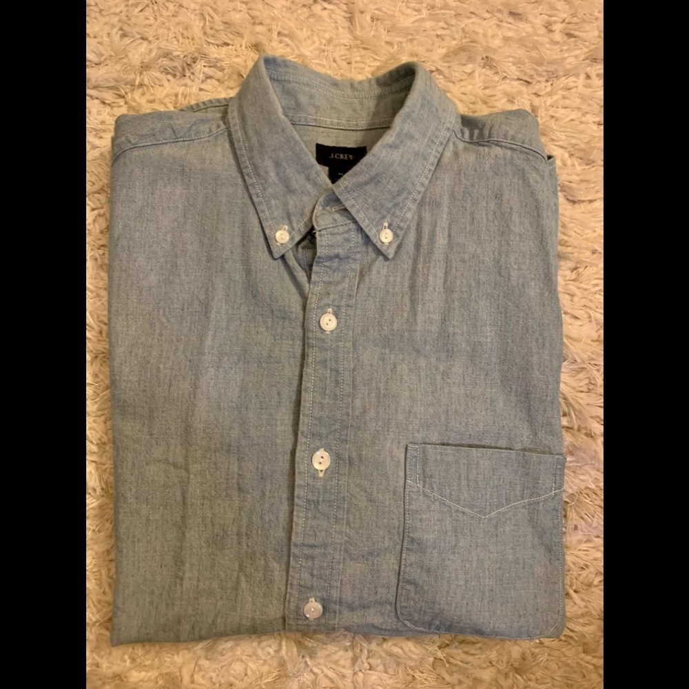 Mens short sleeved button down